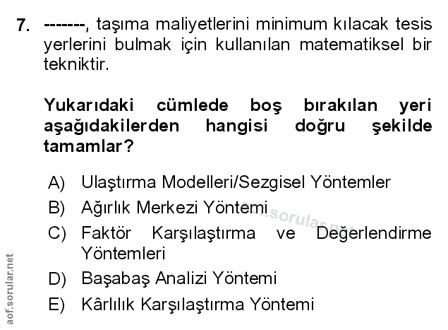 Soru 7