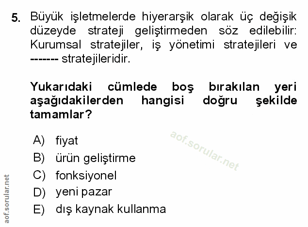Soru 5