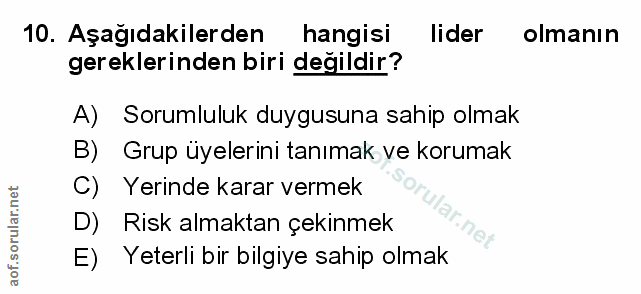 Soru 10