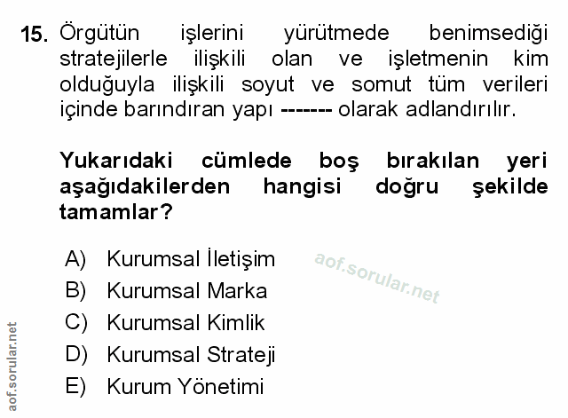 Soru 15
