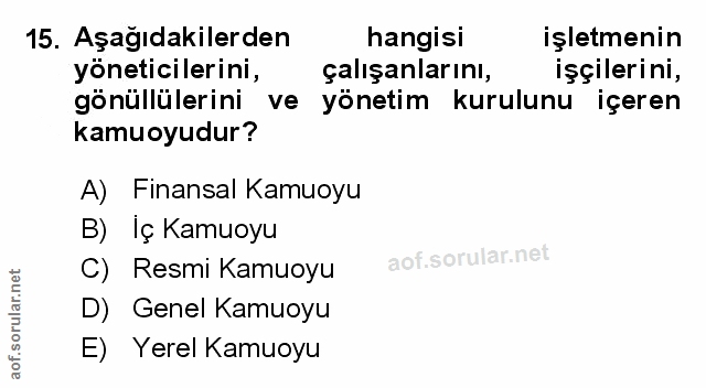 Soru 15
