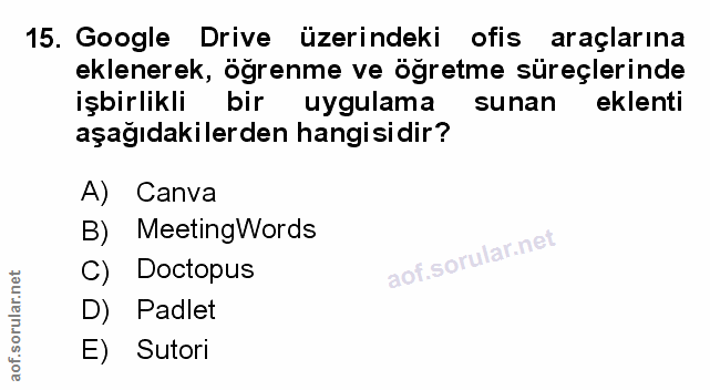 Soru 15