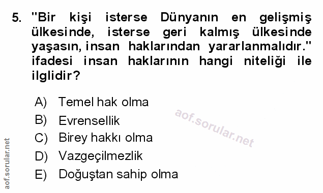 Soru 5