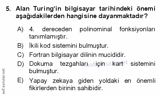 Soru 5
