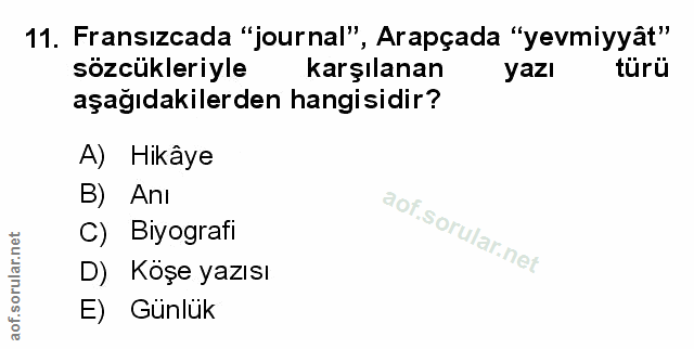 Soru 11