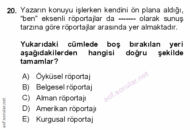 Soru 20