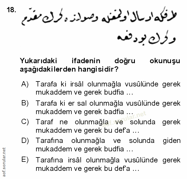 Soru 18