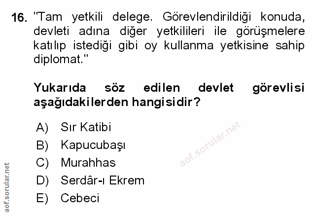Soru 16