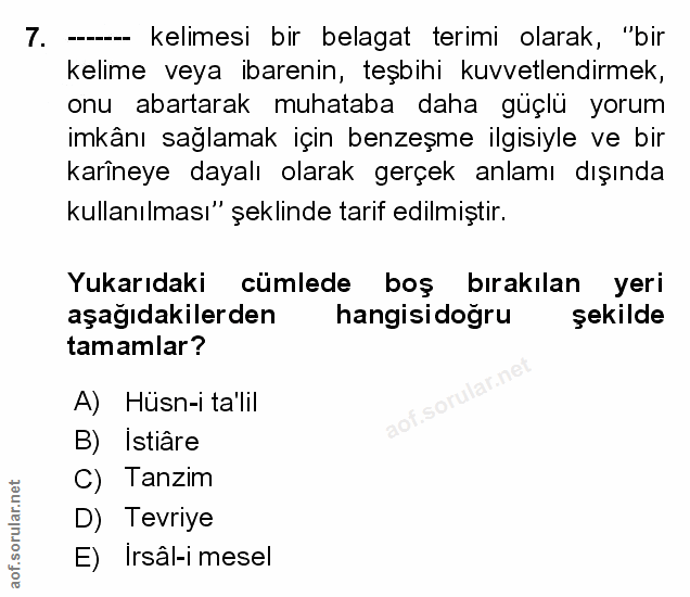 Soru 7