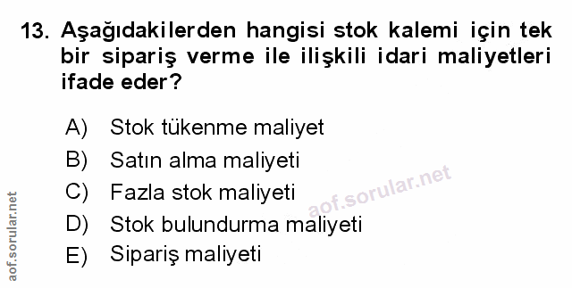 Soru 13