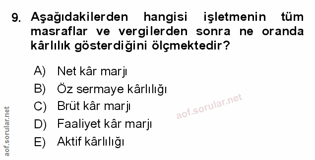 Soru 9
