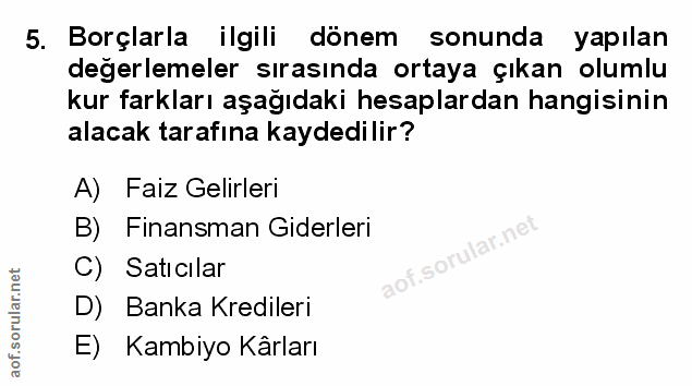 Soru 5