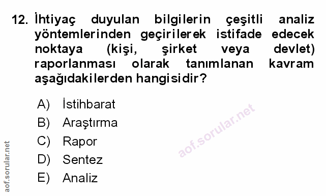 Soru 12