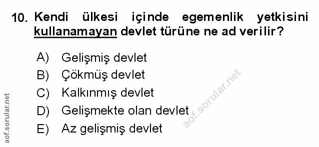 Soru 10