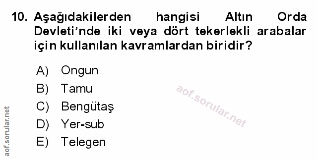 Soru 10