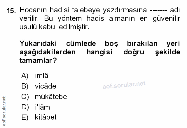 Soru 15