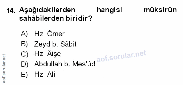 Soru 14