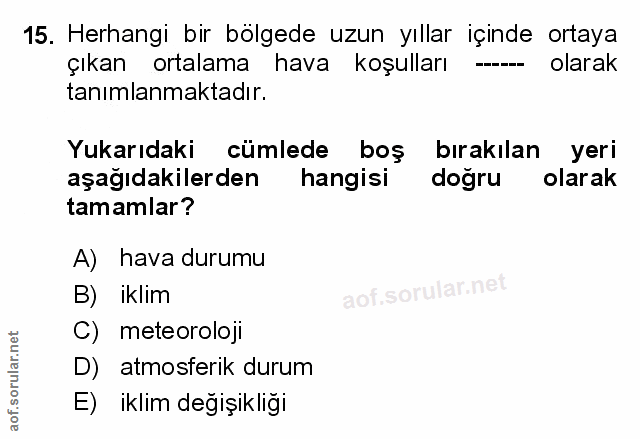 Soru 15