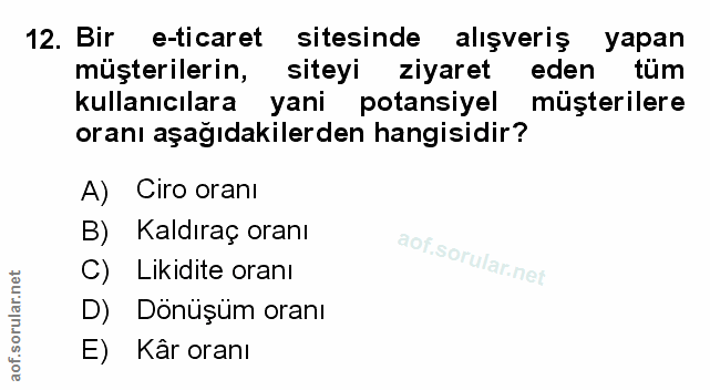 Soru 12
