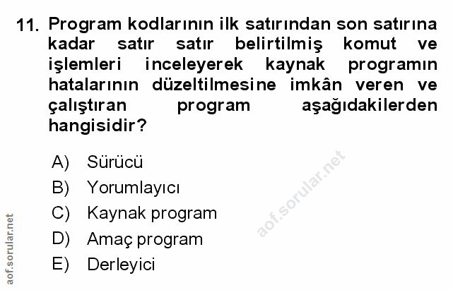Soru 11