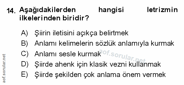 Soru 14