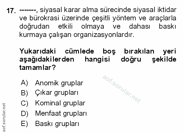 Soru 17