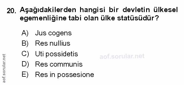 Soru 20
