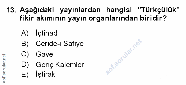 Soru 13