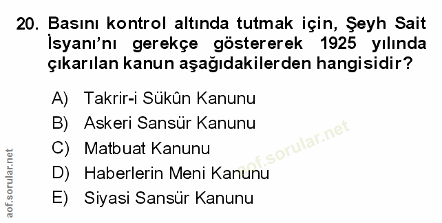 Soru 20