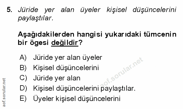 Soru 5