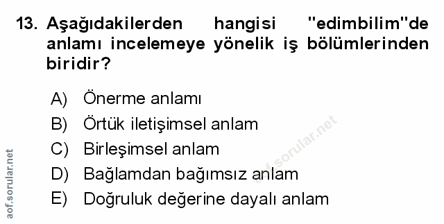 Soru 13