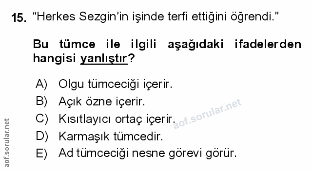 Soru 15