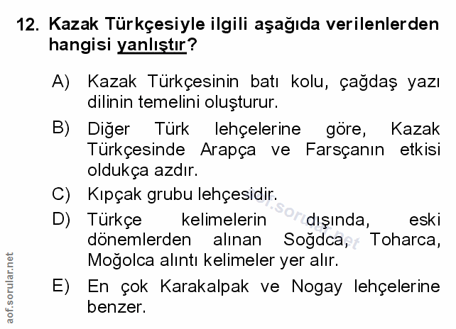Soru 12