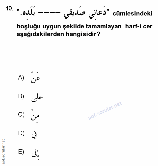 Soru 10