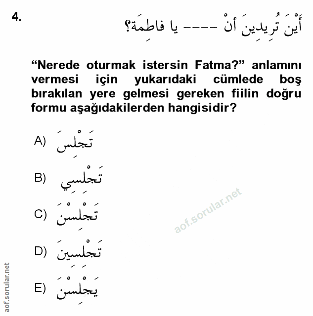 Soru 4