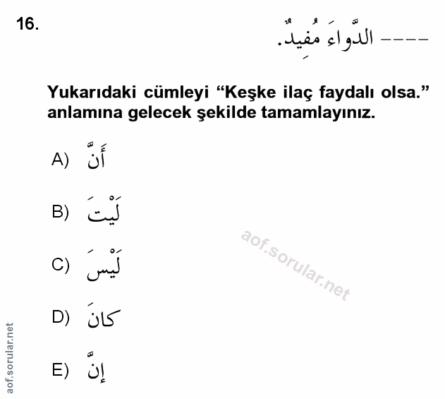 Soru 16