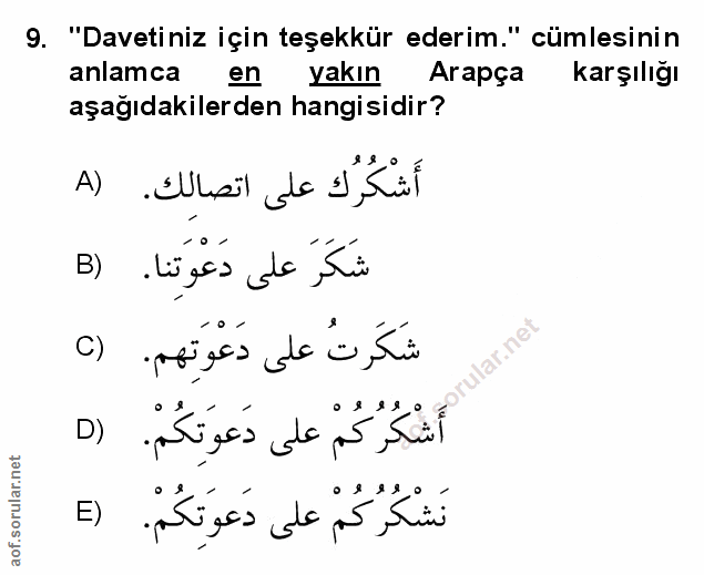 Soru 9