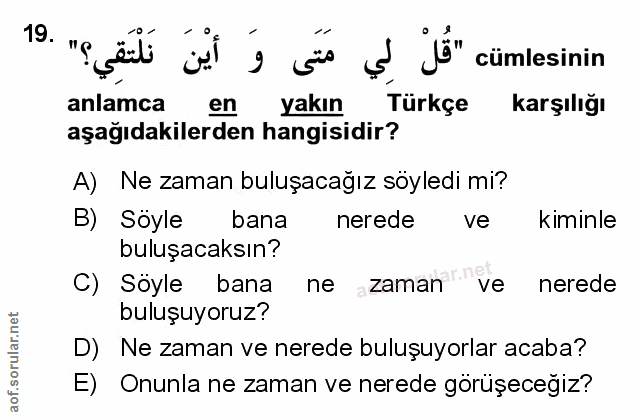 Soru 19