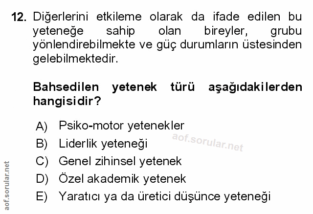 Soru 12