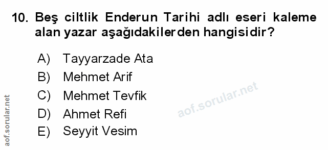 Soru 10