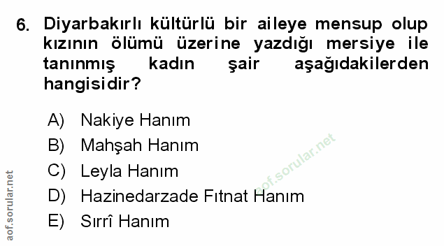 Soru 6