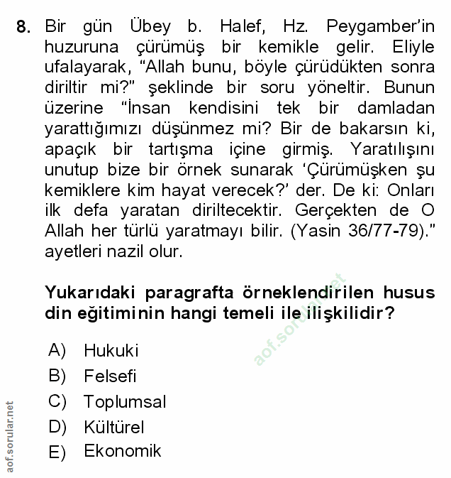 Soru 8