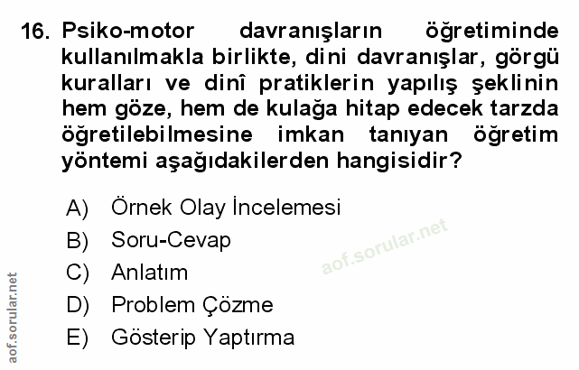 Soru 16