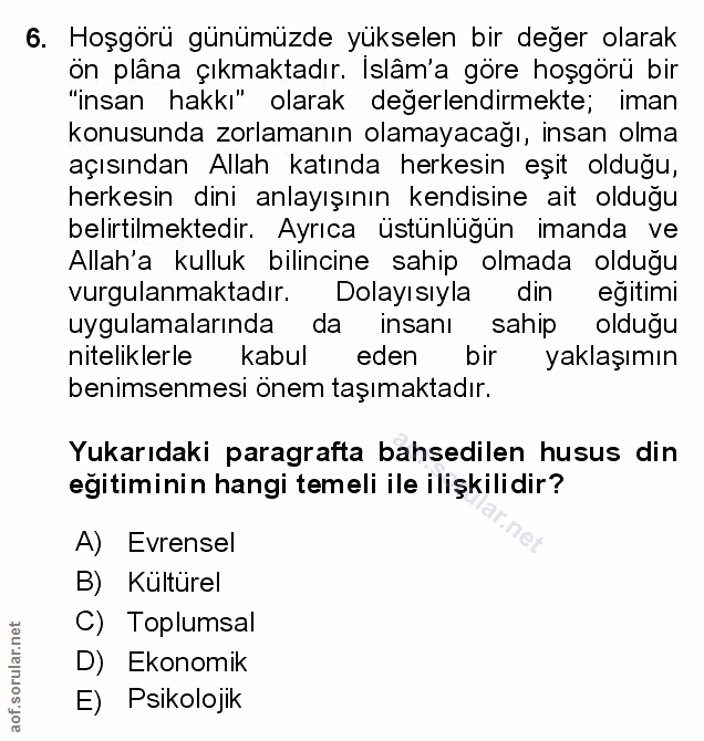 Soru 6
