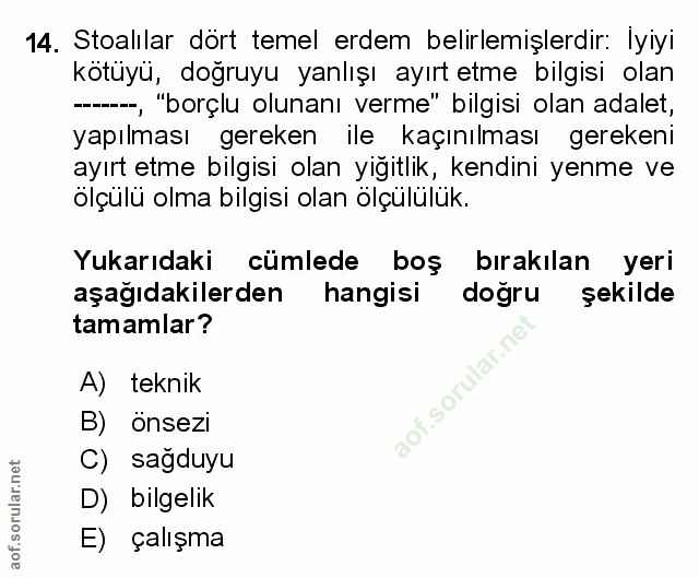 Soru 14