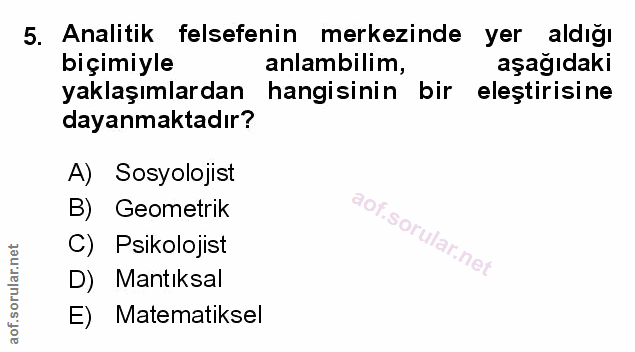 Soru 5