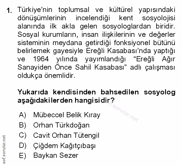 Soru 1