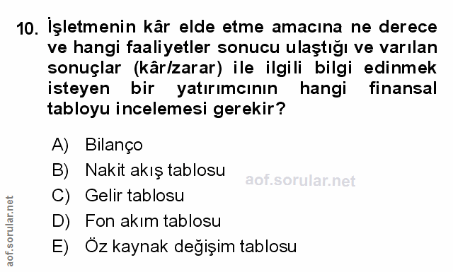 Soru 10