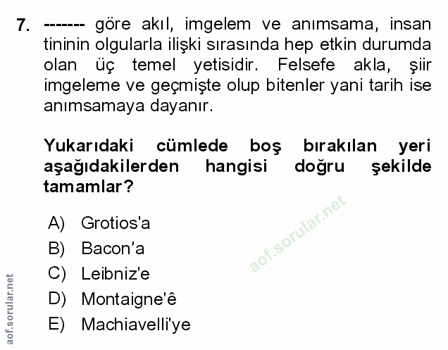 Soru 7