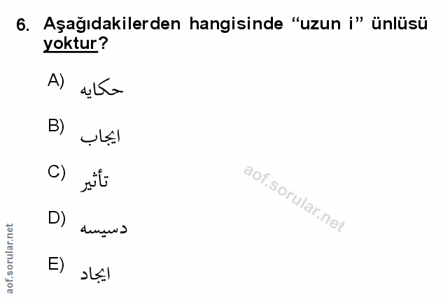 Soru 6